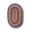 Colonial Mills, Inc. Broook Farm 4 X 6 Oval Burgundy Area Rugs