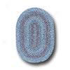 Colonial Mills, Inc. Lincoln 5 X 8 Oval Blue Ribbon Multi Area Rugs