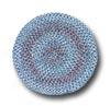 Colonial Mills, Inc. Lincoln 4 X 4 Round Blue Ribbon Mupti Area Rugs