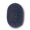 Colonial Mills, Inc. Midnight 5 X 8 Oval Indigo Area Rugs