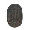 Colonial Mills, Inc. Midnight 4 X 6 Oval Carbon Area Rugs