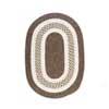 Colonial Mills, Inc. Monroe 8 X 11 Oval Chkcolate Area Rugs