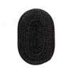 Colonial Mills, Inc. Washington 10 X 13 Oval Black Mingle Area Rugs