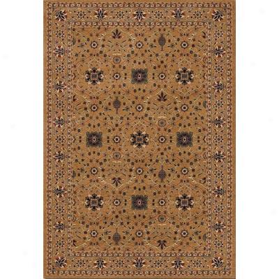 Couristan Anatolia 10 X 13 All Over Vase Antique Gold Area Rugs