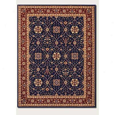 Couirstan Anatolia 8 X 11 All Over Vase Navy Red Area Rugs