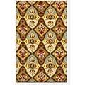 Couristan Applique 5 X 8 Tulip Bell Area Rugs