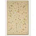 Couristan Botanics 9 X 13 Tulip Pearl Grey Area Rugs