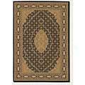 Couristan Chanterelle 6 X 9 Antique Lavar Kerman Black Area Rugs