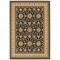 Couristan Chanterelle 8 X 11 Garden Tabriz Black Area Rugs