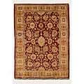 Courista Chobi 5 X 8 Sarouk Bordeaux Area Rugs