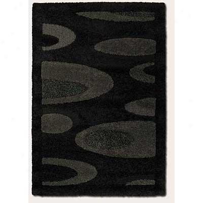 Couristan Epics 6 X 9 Orbital Onyx Area Rugs