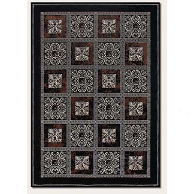 Couristan Always Home 2 X 4 Roya Panel Chocolate Ebony Area Rugs