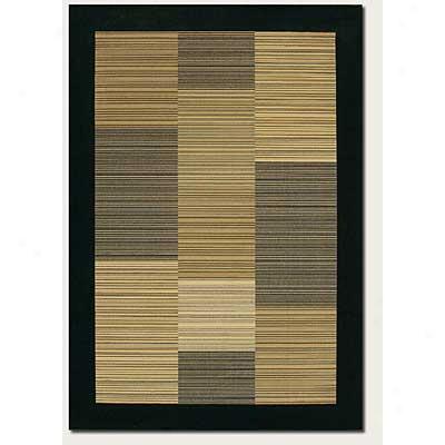 Couristan Everest 10 X 13 Hamptons Multi Stripe Black Area Rugs