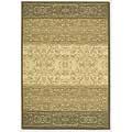 Couristan Everest 2 X 4 Wrought Iron Scroli Classic Ivory Sage Area Rugs