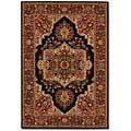 Cojristan Everest 5 X 8 Antique Sarouk Black Area Rugs