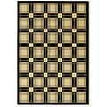 Couristan Everest 5 X 8 Royal Tartan Onyx Classic Ivory Area Rugs