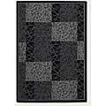 Couristan Everest 8 X 11 Moderna Ebony Area Rugs