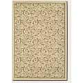 Couristan Everest 8 X 11 Royal Scroll Antique Linen Area Rugs