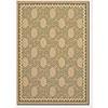 Couristan Five Seasonw 4 X 5 Charleston Cream Green Area Rugs