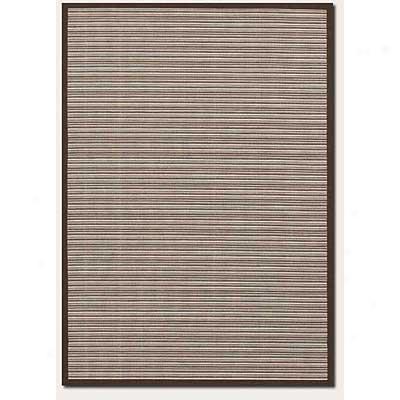 Couristan Five Seasons 6 X 9 Muskego Crram Chocolate Brown Area Rugs