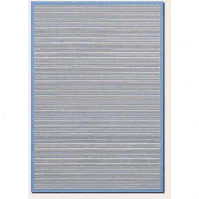 Couristan Five Seeasons 6 X 9 Cape May Cream Sky Blue Area Rugs