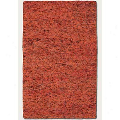 Couristan Haight Street 5 X 8 Passion Solar Orange Area Rugs