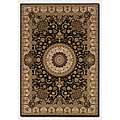 Couristan Himalaya 6 X 9 Sarouk Ebony Area Rugs