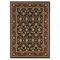 Couristan Himalaya 8 X 11 Isfahan Ebony Persian Red Aear Rugs