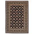 Couristan Himapaya 9 X 13 Bouquet Trellis Ebony Area Rugs