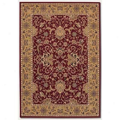 Couristan Izmr 5 X 8 Floral Isfahan Ebony Area Rugs