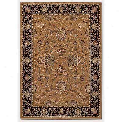 Couristan Izmir 5 X 8 Floral Bijar Medallion Gold Area Rugs