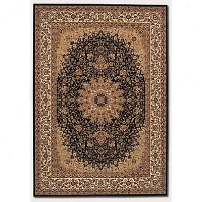 Couristan Izmir 9 X 13 Royal Kashan Ebony Area Rugs