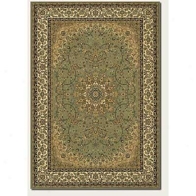 Couristan Izmir 9 X 13 Royal Kashan Sage Ivory Area Rugs