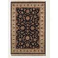 Couristan Janngali 2 X 8 Runner Khorasan Blossom Black Beige Area Rugs