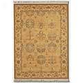 Couristan Kashimar 2 X 4 Imperial Yazd Golden Moss Area Rugs