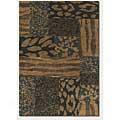 Couristan Kenya 9 X 13 Animal Print Blue Area Rugs