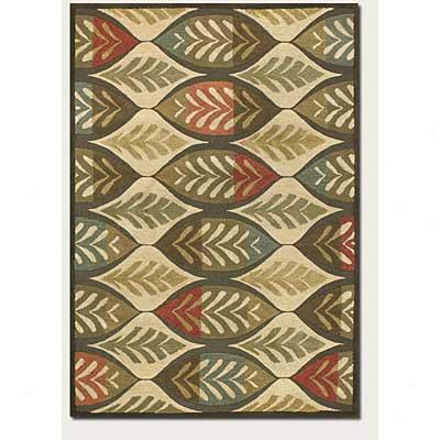 Couristan Kenya 9 X 13 Palmetto Ivory Area Rugs