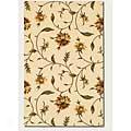 Couristan Lotus Garden 10 X 14 Kamala Volute Ivory Area Rugs