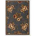 Couristan Lotus Garden 10 X 14 Star Lily Princess Blue Area Rugs