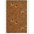 Couristan Lotus Garden 7 X 10 Kamala Scroll Maple Area Rugs