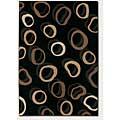 Couristan Metro Collection 9 X 13 Rhythmics Ebony Area Rugs