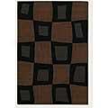 Couristan Metro Collection 9 X 13 Atlantis Ebony Area Rugs