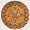 Couristan Mirage 8 Round Fantasia Apricot Area Rugs