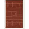 Couristan Nouveau 2 X 8 Runner Thatched Rust rAea Rugs