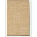 Couristan Nouveau 2 X 8 Runner Thatched Beige Area Rugs