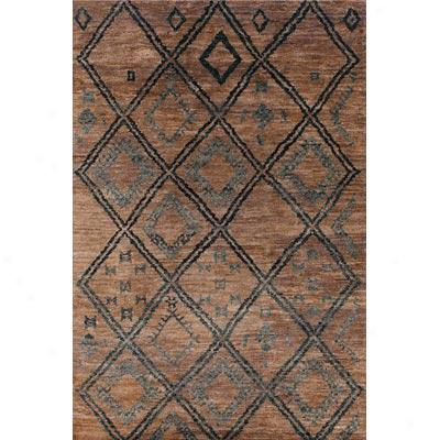 Couristan Organique 6 X 9 Folklore Straw Black Area Rugs