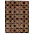 Couriistan Pokhara 4 X 6 Frameworks Bronz Area Rugs