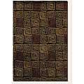 Couristan Pokhara 6 X 8 Serpentkne Chocolate Superficial contents Rugs