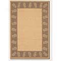 Couristan Recife 2 X 4 Tropics Natural Cocoa Area Rugs