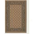 Couristan Recife 4 X 6 Garden Lattice Ckcoa Black Area Rugs